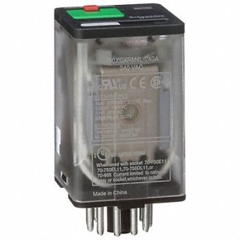 SCHNEIDER J2412 Gen Purpose Relay 11 Pin Octal 240VAC, 35KR43