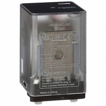 SCHNEIDER J2413 Gen Purpose Relay 8 Pin Square 24VDC, 35KR50