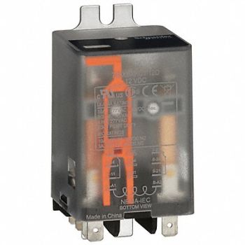 SCHNEIDER Flange Relay 12VDC 8 Pins 10A @ 277V AC, 35KR56