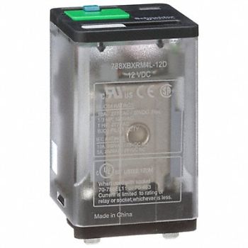 SCHNEIDER J2415 Gen Purpose Relay 8 Pin Square 12VDC, 35KR61
