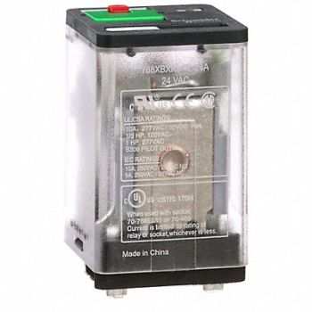 SCHNEIDER J2415 Gen Purpose Relay 8 Pin Square 24VAC, 35KR63
