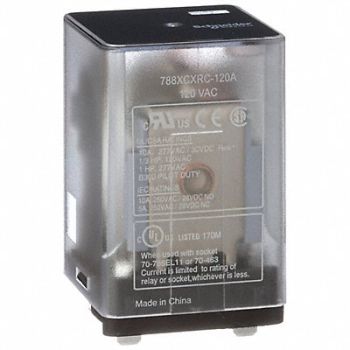 SCHNEIDER J2416 Gen Purpose Relay 11 Pin Square 120VAC, 35KR65