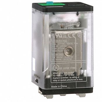 SCHNEIDER J2418 Gen Purpose Relay 11 Pin Square 24VDC, 35KR79