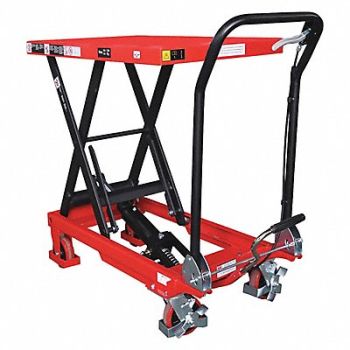 DAYTON Scissor Lift Table 32inLx19-3/4inW, 35KT59
