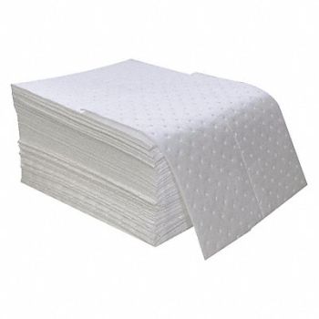 SPILFYTER Absorbent Pad Oil-Based Liquids White, 35LE88