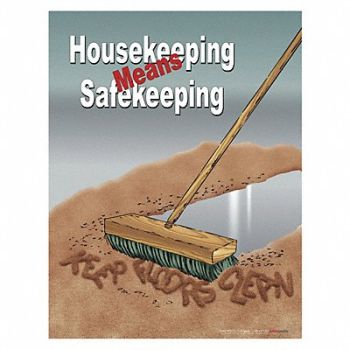 SAFETYPOSTER.COM Safety Poster 22 in x 17 in Paper, 35LF98