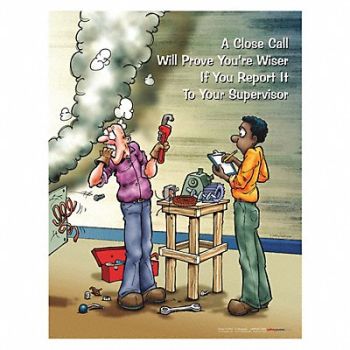 SAFETYPOSTER.COM Safety Poster 22 in x 17 in Paper, 35LG09