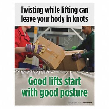 SAFETYPOSTER.COM Safety Poster 22 in x 17 in Paper, 35LG11