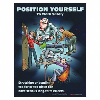 SAFETYPOSTER.COM Safety Poster 22 in x 17 in Paper, 35LG20