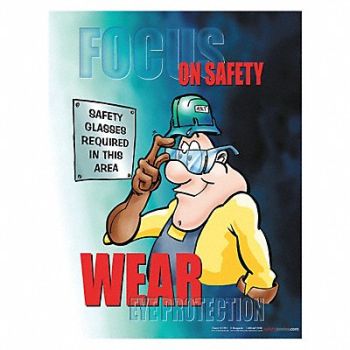 SAFETYPOSTER.COM Safety Poster 22 in x 17 in Paper, 35LG29