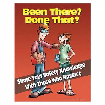 SAFETYPOSTER.COM Safety Poster 22 in x 17 in Paper, 35LG35