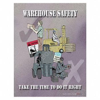 SAFETYPOSTER.COM Safety Poster 22 in x 17 in Paper, 35LG42