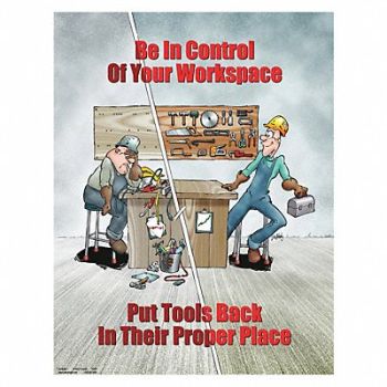 SAFETYPOSTER.COM Safety Poster 22 in x 17 in Paper, 35LG43