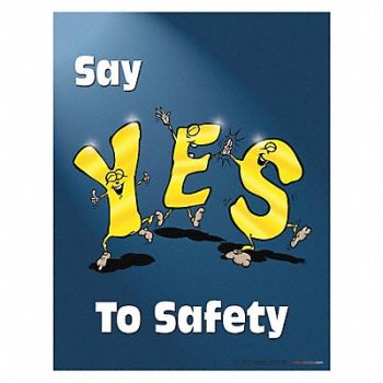 SAFETYPOSTER.COM Safety Poster 22 in x 17 in Paper, 35LG49
