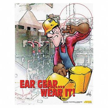 SAFETYPOSTER.COM Safety Poster 22 in x 17 in Paper, 35LG50