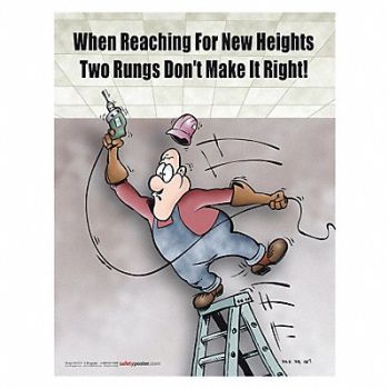 SAFETYPOSTER.COM Safety Poster 22 in x 17 in Paper, 35LG57