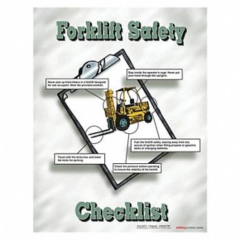 SAFETYPOSTER.COM Safety Poster 22 in x 17 in Paper, 35LG58