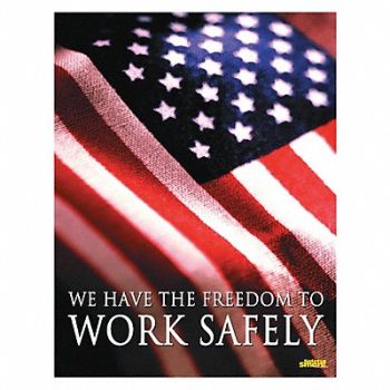 SAFETYPOSTER.COM Safety Poster 22 in x 17 in Paper, 35LG67