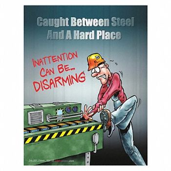 SAFETYPOSTER.COM Safety Poster 22 in x 17 in Paper, 35LG69