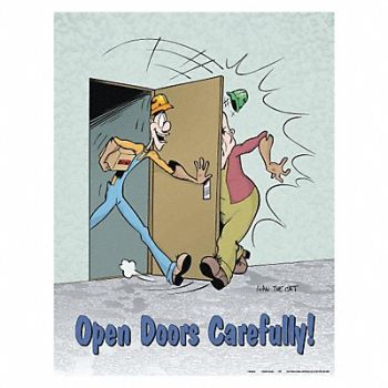 SAFETYPOSTER.COM Safety Poster 22 in x 17 in Paper, 35LG79