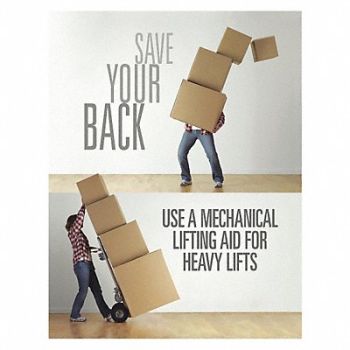 SAFETYPOSTER.COM Safety Poster 22 in x 17 in Paper, 35LG81