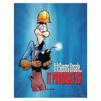 SAFETYPOSTER.COM Safety Poster 22 in x 17 in Paper, 35LG82