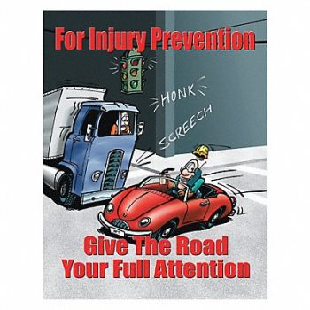 SAFETYPOSTER.COM Safety Poster 22 in x 17 in Paper, 35LG85