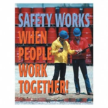 SAFETYPOSTER.COM Safety Poster 22 in x 17 in Paper, 35LG88
