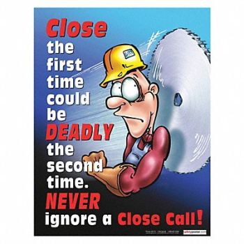 SAFETYPOSTER.COM Safety Poster 22 in x 17 in Paper, 35LG89