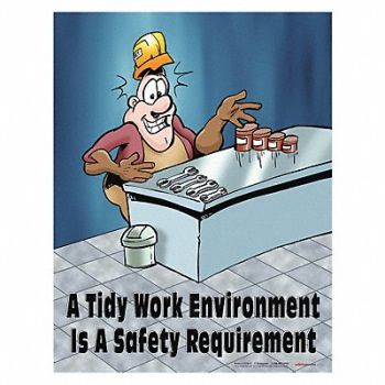 SAFETYPOSTER.COM Safety Poster 22 in x 17 in Paper, 35LG90