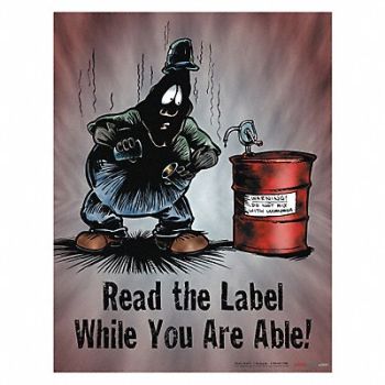 SAFETYPOSTER.COM Safety Poster 22 in x 17 in Paper, 35LG92