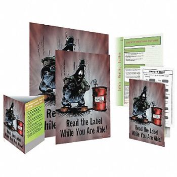 SAFETYPOSTER.COM Safe System Kit Read The Label ENG, 35LG93