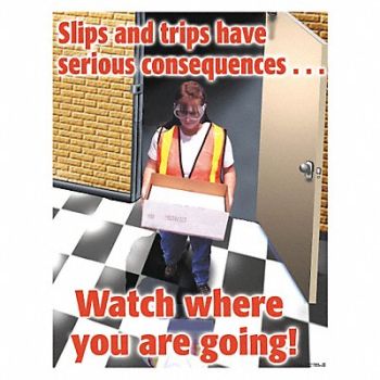 SAFETYPOSTER.COM Safety Poster 22 in x 17 in Paper, 35LG98