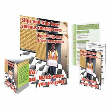SAFETYPOSTER.COM Safe System Kit Slips And Trips ENG, 35LG99