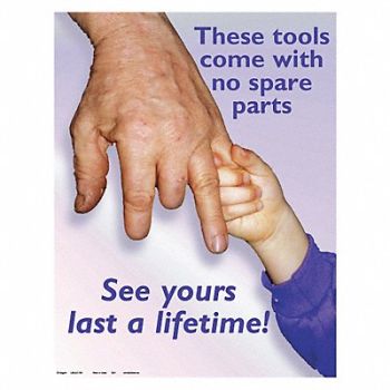 SAFETYPOSTER.COM Safety Poster 22 in x 17 in Paper, 35LH01