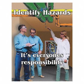 SAFETYPOSTER.COM Safety Poster 22 in x 17 in Paper, 35LH07