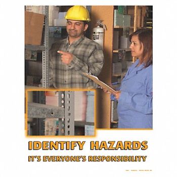 SAFETYPOSTER.COM Safety Poster 22 in x 17 in Paper, 35LH11