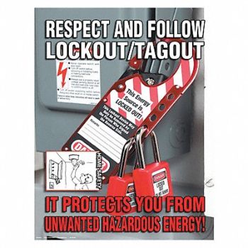 SAFETYPOSTER.COM Safety Poster 22 in x 17 in Paper, 35LH12