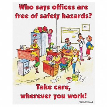 SAFETYPOSTER.COM Safety Poster 22 in x 17 in Paper, 35LH13