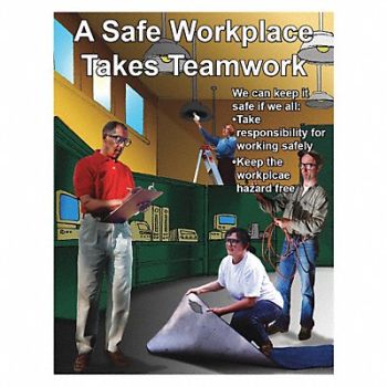 SAFETYPOSTER.COM Safety Poster 22 in x 17 in Paper, 35LH17