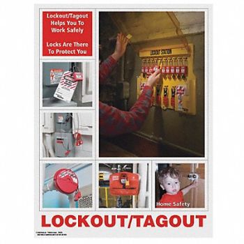 SAFETYPOSTER.COM Safety Poster 22 in x 17 in Paper, 35LH18