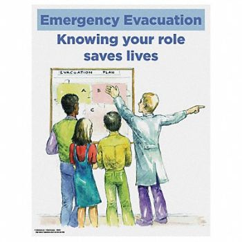 SAFETYPOSTER.COM Safety Poster 22 in x 17 in Paper, 35LH20