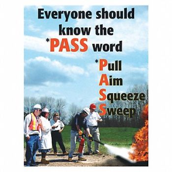 SAFETYPOSTER.COM Safety Poster 22 in x 17 in Paper, 35LH25