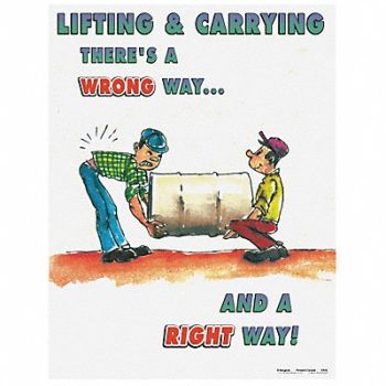 SAFETYPOSTER.COM Safety Poster 22 in x 17 in Paper, 35LH38
