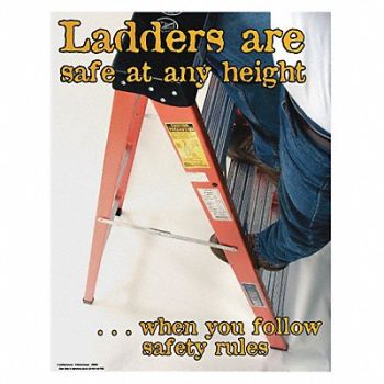 SAFETYPOSTER.COM Safety Poster 22 in x 17 in Paper, 35LH44