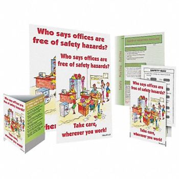 SAFETYPOSTER.COM Safe System Kit Who Says Offices Are ENG, 35LL25