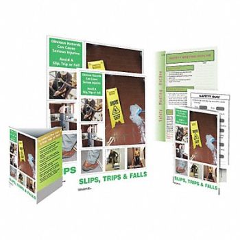 SAFETYPOSTER.COM Safe Systm Kit Slips Trips And Falls EN, 35LL26