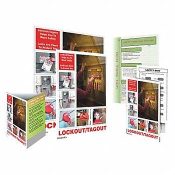 SAFETYPOSTER.COM Safe System Kit Lockout/Tagout Helps ENG, 35LL30