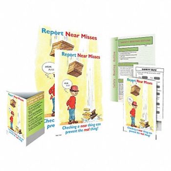 SAFETYPOSTER.COM Safe System Kit Report Near Misses ENG, 35LL47