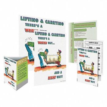SAFETYPOSTER.COM Safe System Kit Lifting And Carrying ENG, 35LL50